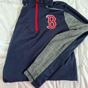 Boston Red Sox, long sleeve | quarter-zip